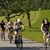 Vier Radfahrer in der Natur Vier Radfahrer in der Natur