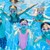 Kinder in Schimmbad unter Wasser